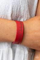 Haute Heartbeat - Red Wrap Bracelet Paparazzi