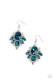 Glitzy Go-Getter - Blue Earrings Paparazzi