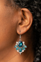 Glitzy Go-Getter - Blue Earrings Paparazzi