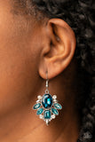 Glitzy Go-Getter - Blue Earrings Paparazzi