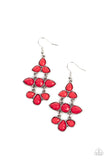 Bay Breezin - Red Earrings Paparazzi