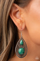 Prima Donna Diva - Green Earrings Paparazzi