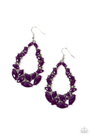 Tenacious Treasure - Purple Earrings Paparazzi