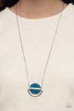 Ethereal Eclipse - Blue Necklace Paparazzi