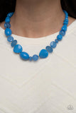 Tropical Tsunami - Blue Necklace Paparazzi