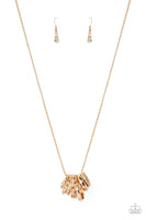 Audacious Attitude - Gold Necklace Paparazzi