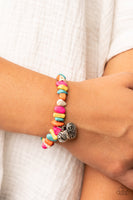 Love You to Pieces - Multi-Colored Heart Bracelet Paparazzi