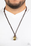 Winslow Wrangler - Brass Necklace Paparazzi