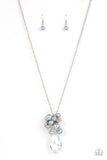 Drip Drop Dazzle - Silver Necklace Paparazzi