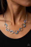 Blissfully Bubbly - Blue Necklace Paparazzi