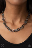 Rebel Grit - Black Necklace Paparazzi