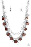 Beachfront Fabulous - Brown Necklace Paparazzi