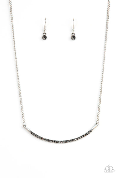 Collar Poppin Sparkle - Silver Necklace Paparazzi