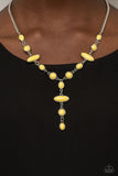 Authentically Adventurous - Yellow Necklace Paparazzi (#861)