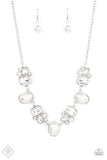 Sensational Showstopper - White Necklace Paparazzi