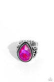 Supernatural Sparkle - Pink Ring Paparazzi