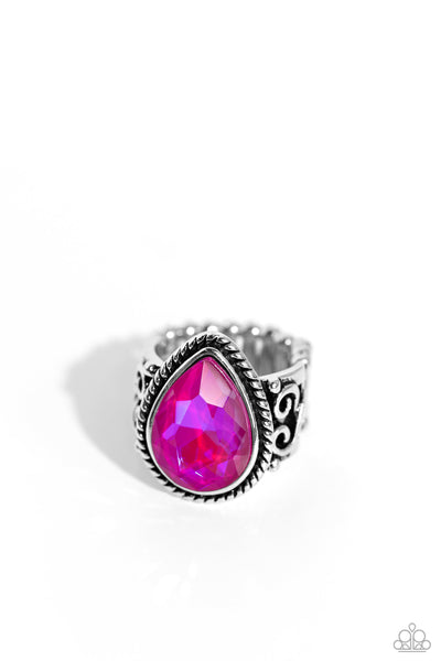 Supernatural Sparkle - Pink Ring Paparazzi