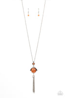 Lavishly Lucid - Orange Necklace Paparazzi