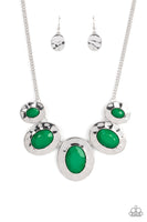 Rivera Rendezvous - Green Necklace Paparazzi