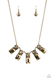 Celestial Royal - Brass Necklace Paparazzi