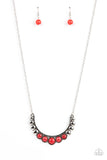 Horseshoe Bend - Red Necklace Paparazzi