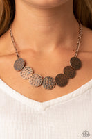 Flip a Coin - Copper Necklace Paparazzi