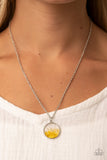 Completely Crushed - Yellow Necklace Paparazzi