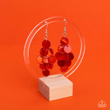 Tropical Tryst - Orange Earrings Paparazzi