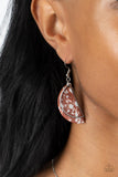 Flashdance Fashionista - Brown Earrings Paparazzi