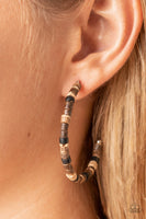 Effortlessly Earthy - Brown Earrings Paparazzi