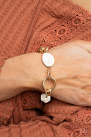 Hola, SONORA - White Bracelet Paparazzi