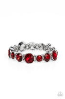 Twinkling Tease - Red Bracelet Paparazzi