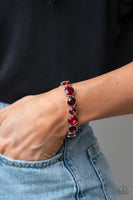 Twinkling Tease - Red Bracelet Paparazzi