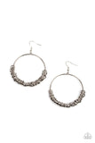 Retro Ringleader - Silver Earring Paparazzi