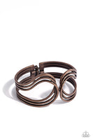 Shockwave Attitude - Copper Bracelet Paparazzi