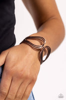 Shockwave Attitude - Copper Bracelet Paparazzi