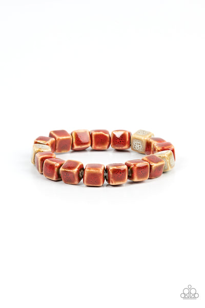 Glaze Craze - Red Bracelet Paparazzi