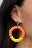 Thats a WRAPAROUND - Multi-Colored Earrings Paparazzi