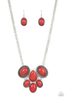 All-Natural Nostalgia - Red Necklace Paparazzi