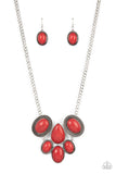 All-Natural Nostalgia - Red Necklace Paparazzi