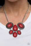 All-Natural Nostalgia - Red Necklace Paparazzi