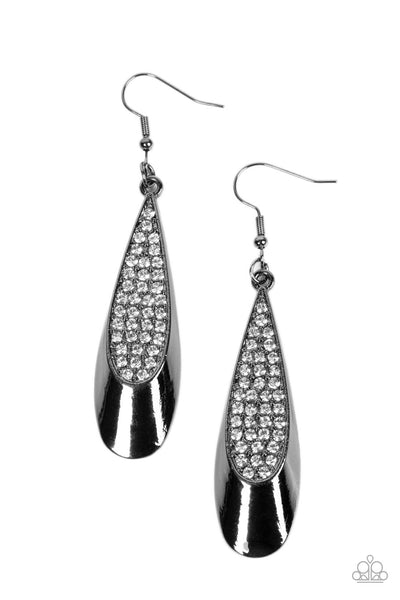 Prismatically Persuasive - Black Earrings Paparazzi