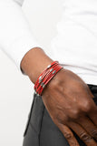 Cruise Control Soul - Red Bracelet Paparazzi