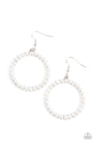 Can I Get A Hallelujah - White Pearl Earrings Paparazzi