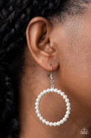 Can I Get A Hallelujah - White Pearl Earrings Paparazzi