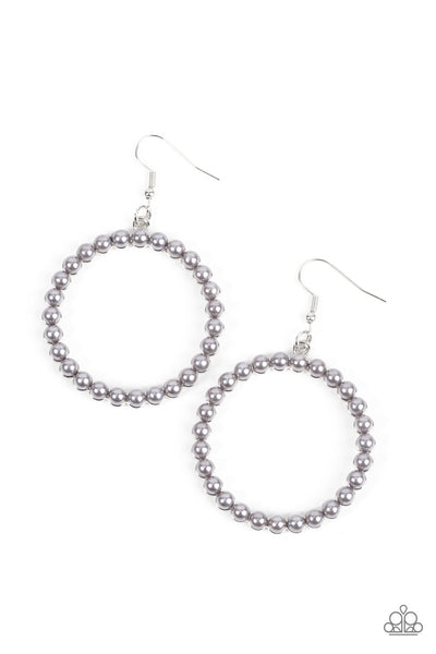 Can I Get a Hallelujah - Silver Pearl Earrings Paparazzi