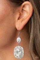 Capriciously Cosmopolitan - White Earrings Paparazzi