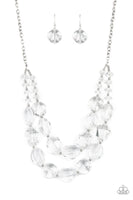 Icy Illumination - White Necklace Paparazzi