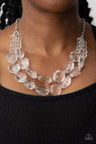 Icy Illumination - White Necklace Paparazzi