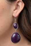 Soulful Samba - Purple Earrings Paparazzi